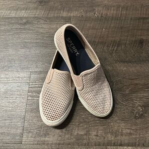Sperry Light Rose Slip On Seaside Sneakers Size 7